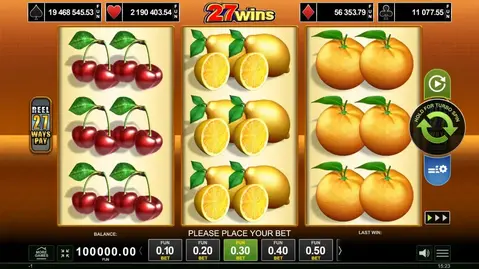 27 wins демо 27 wins rtp